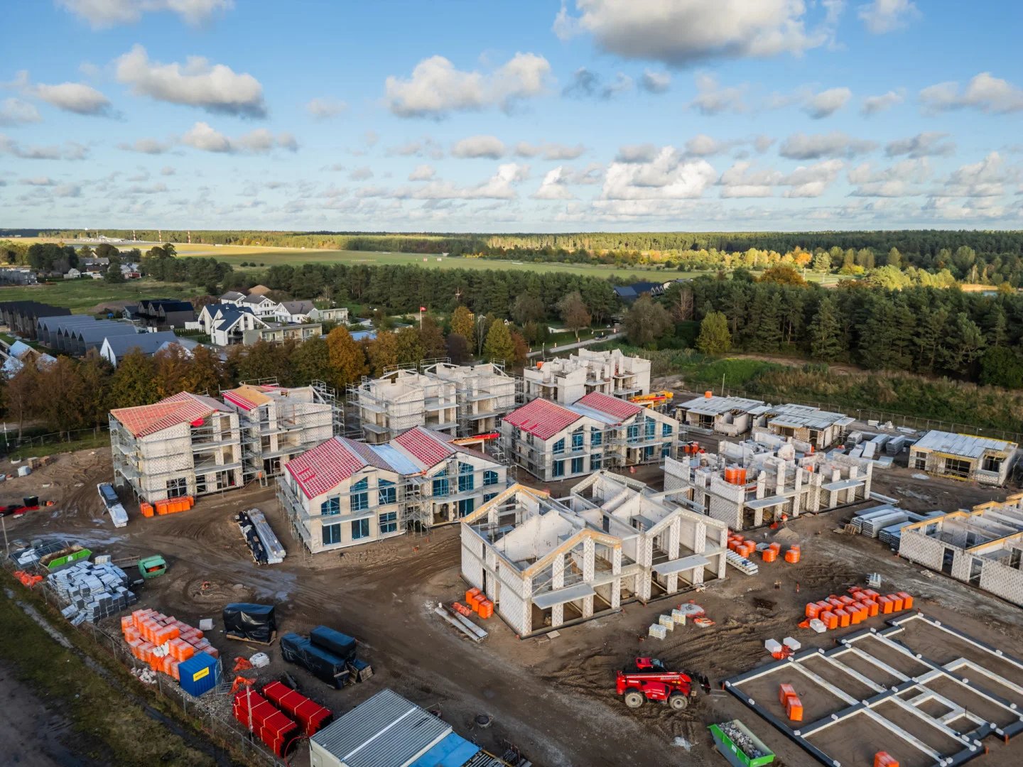 Statybų darbų eiga