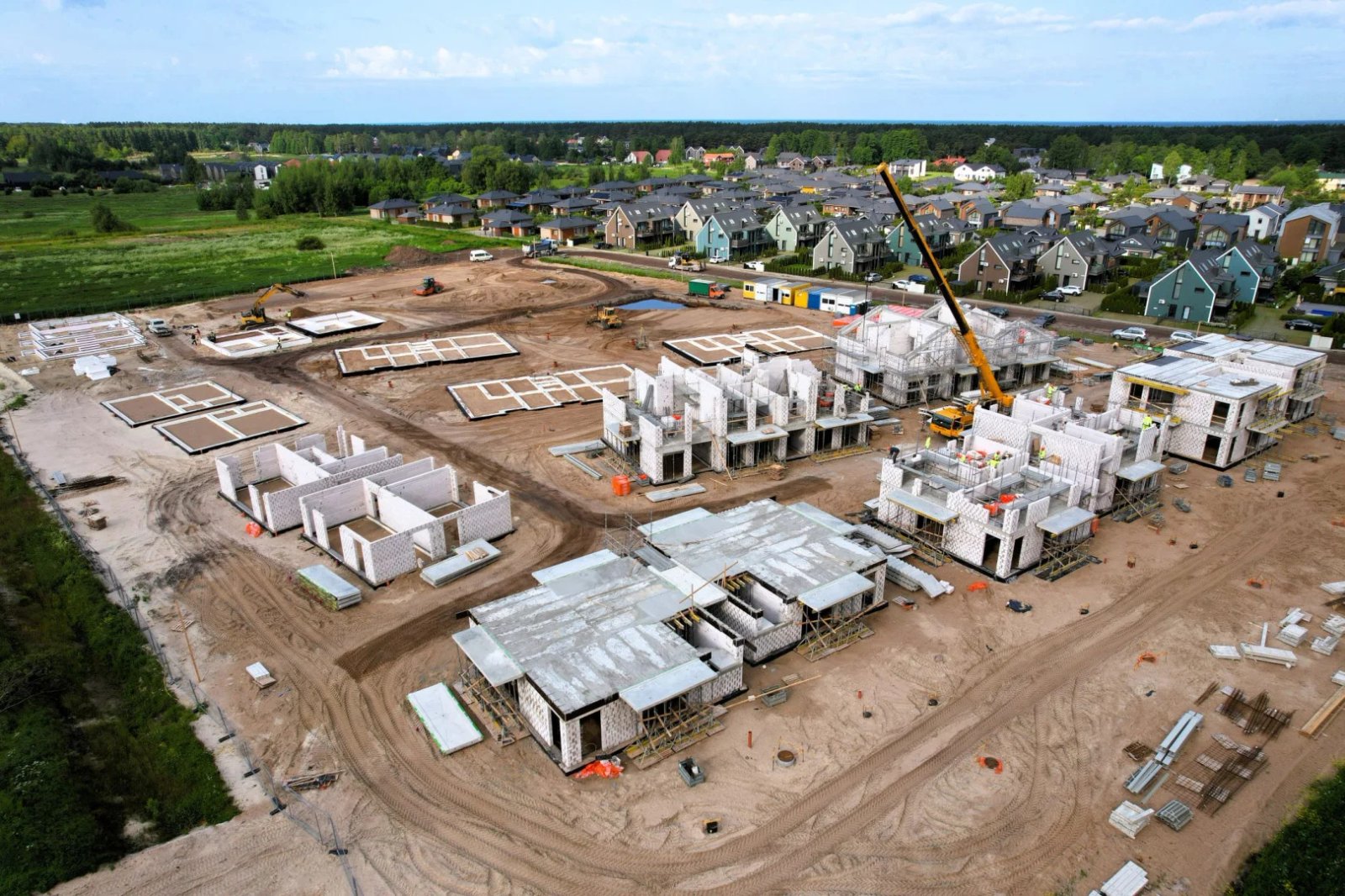 Statybų darbų eiga