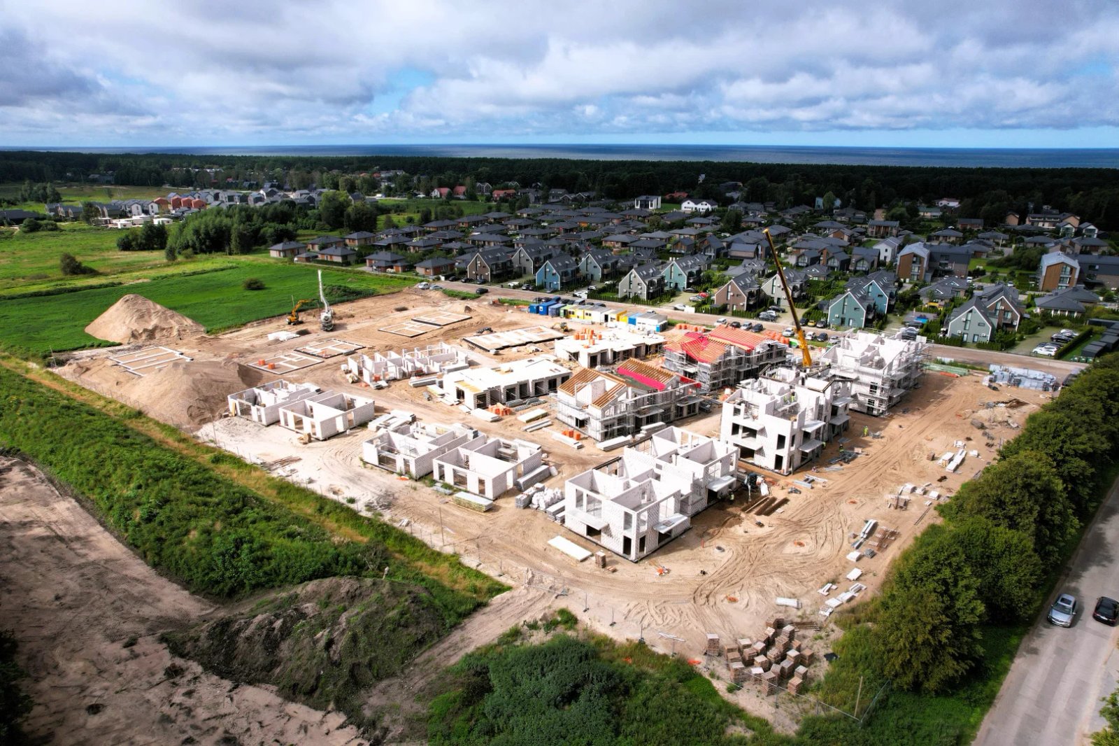 Statybų darbų eiga