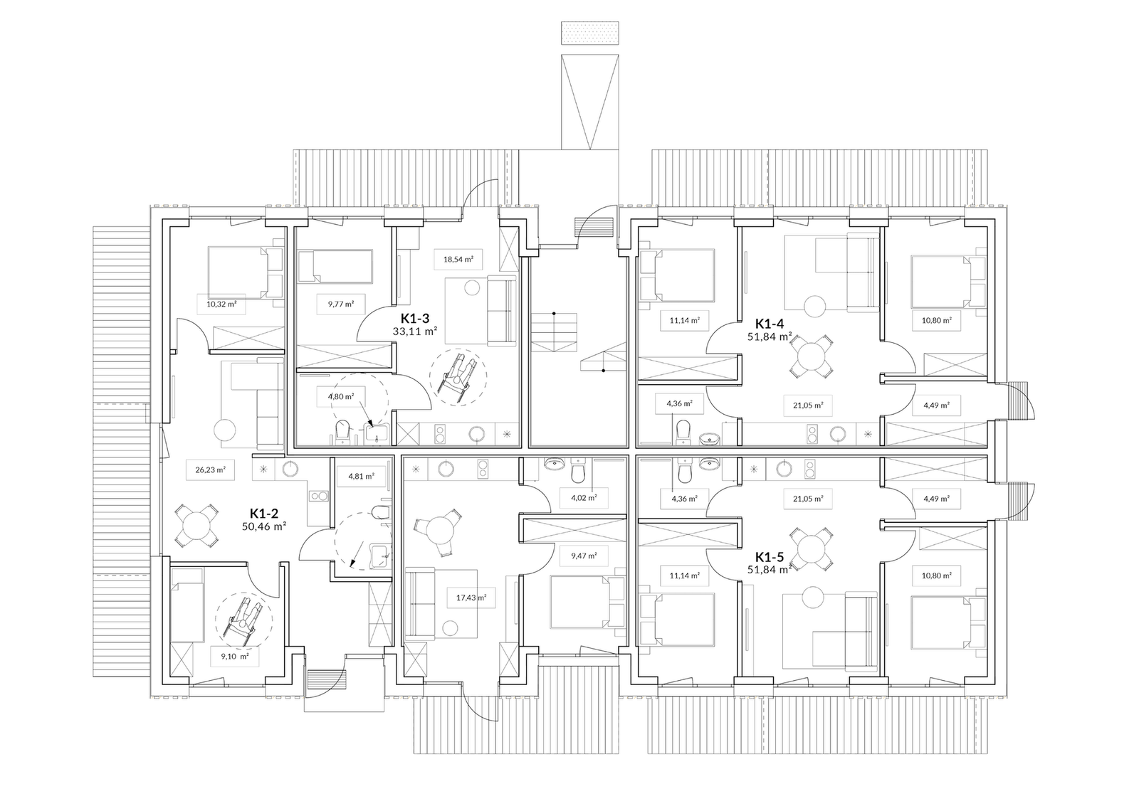 K1-5 vieta aukšte